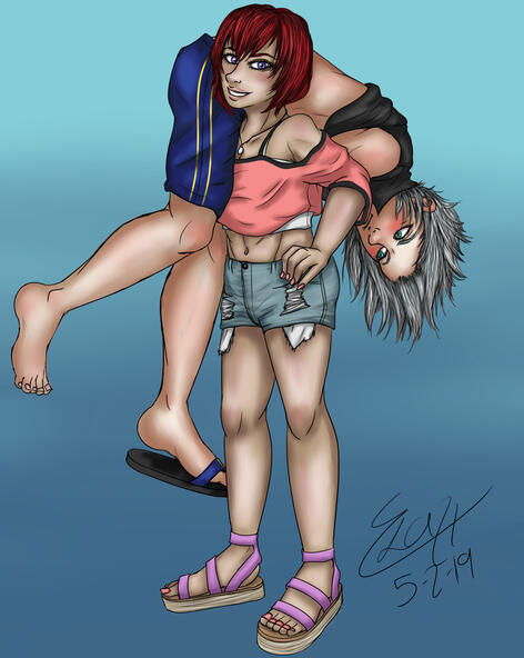Riku and Kairi