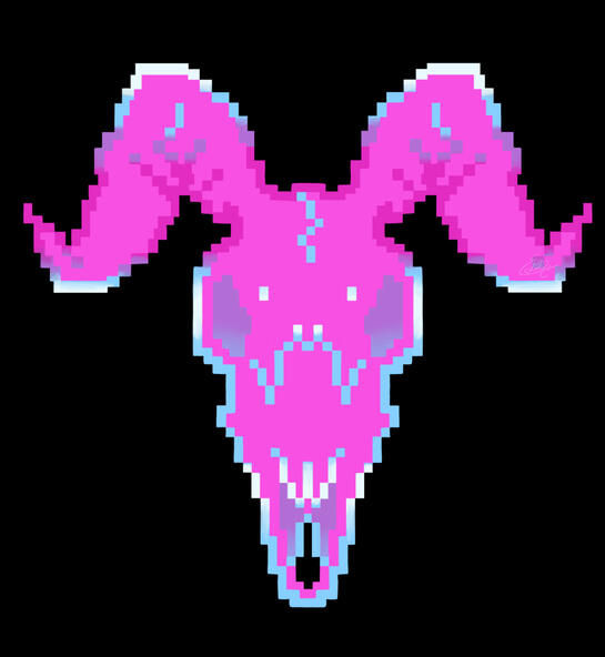DieDevDie Goat Skull